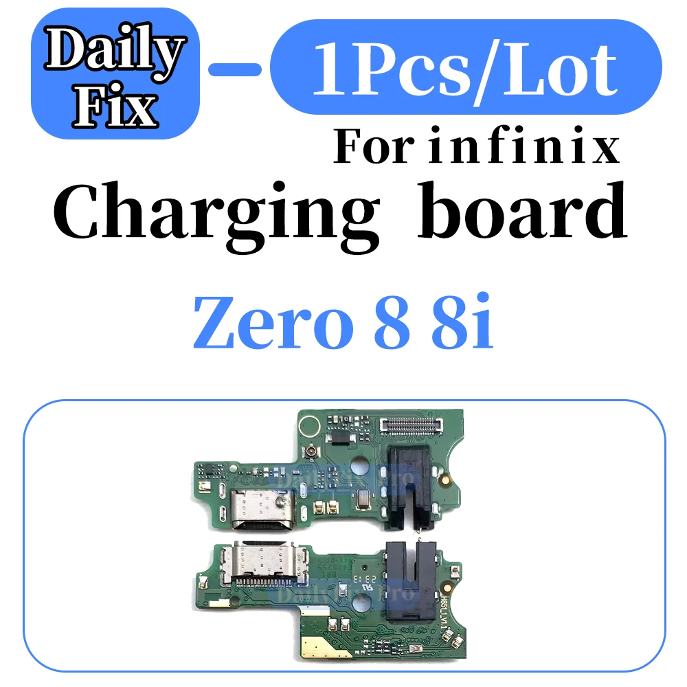 Suitable for Infinix Zero 8 8i Phone Bottom Charging Board USB Port Replacement Repair