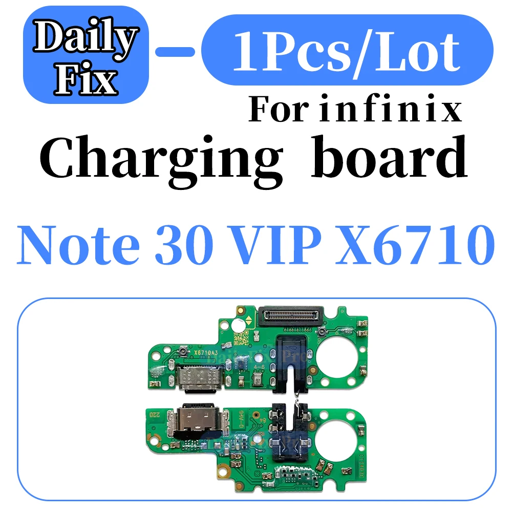 Suitable for Infinix Note 30 VIP X6710 Phone Bottom Charging Board USB Port Replacement Repair