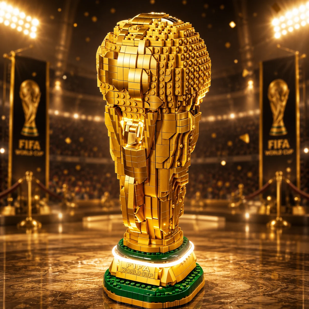 HPROSPER LED Accessory Light (No Model) For LEGO 43020 Editions FIFA World Cup Official Trophy Easy Install Hidden Wiring