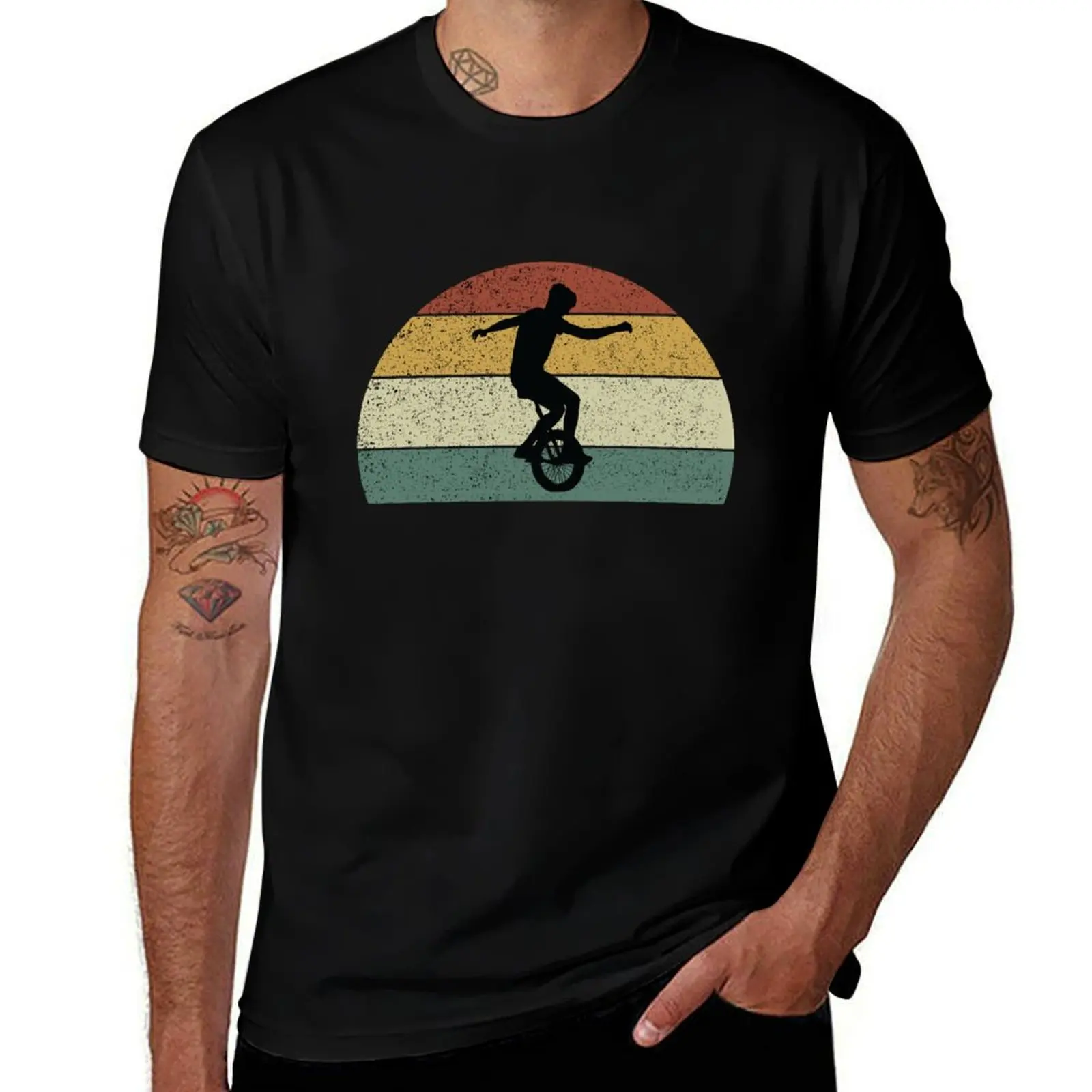 Vintage Retro Unicycle, Unicycle Rider, Funny Unicycle T-Shirt tees new edition designer t shirt men