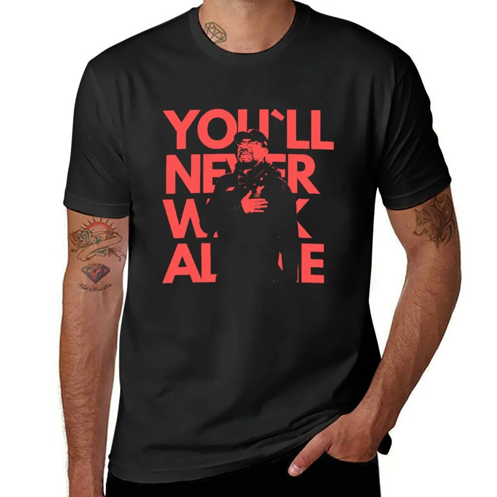 Jürgen Klopp YNWA T-Shirt summer clothes plus sizes mens funny t shirts