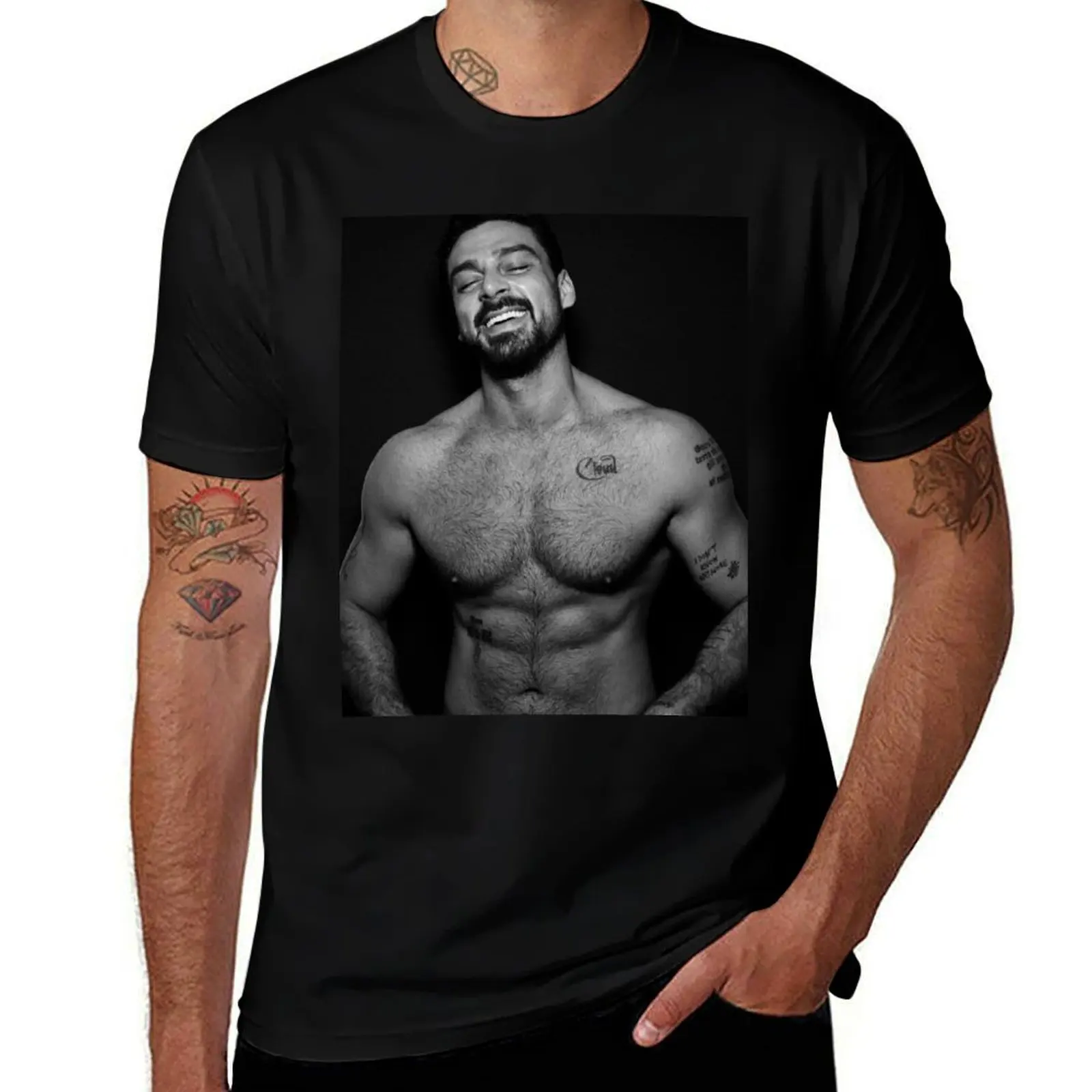 michele morrone Sexy T-Shirt anime shirts graphic tee Funny t-shirt Short sleeve tee men