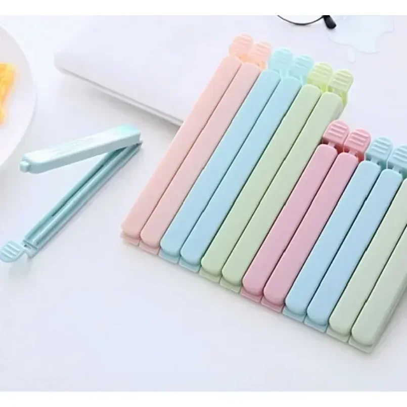 5 Food Snacks Sealing Clips 12/15.5 cm Portable Kitchen Storage Accessory Tool Elastic Fastener Bag Clip