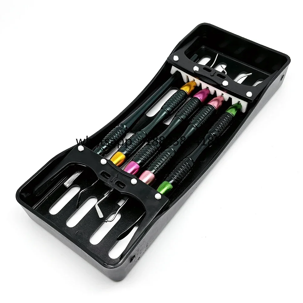 Dental Composite Resin Spatulas Kit Restoration Set with Box for Anterior Posterior Restorations fast shipping