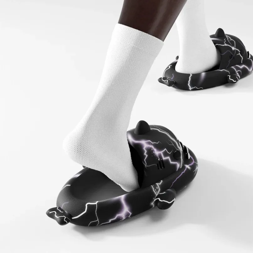Shark Slippers Women Cloud Slides Summer Beach Indoor Soft Eva Sandals Men Male Funny Home Trends Shoes Clapper Ladies Female