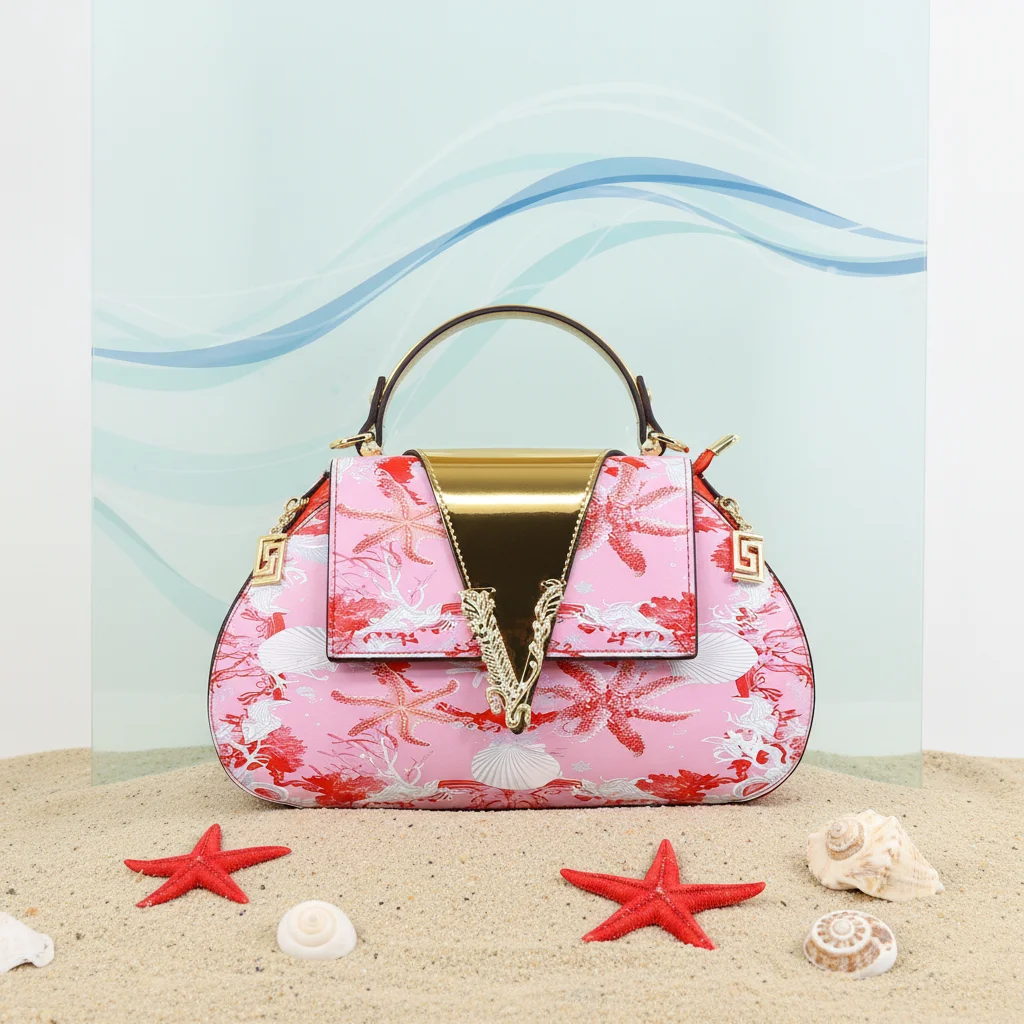 High Cost-Effective Crossbody Bag Printing Women V Metal Ladies Bag Good Quality Luxury Designer Fashion Handbag  Christmas Gif