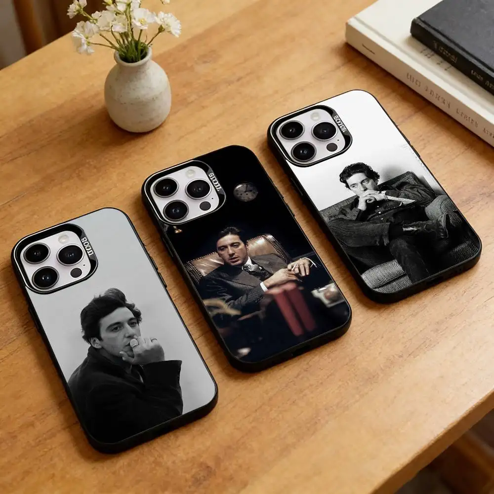 A-Al Pacino Legend Actor  Phone Case For iPhone 17,16,15,14,13,12,11 Plus,Pro Max,XS,Colorful Silver Phone case Funda Cover
