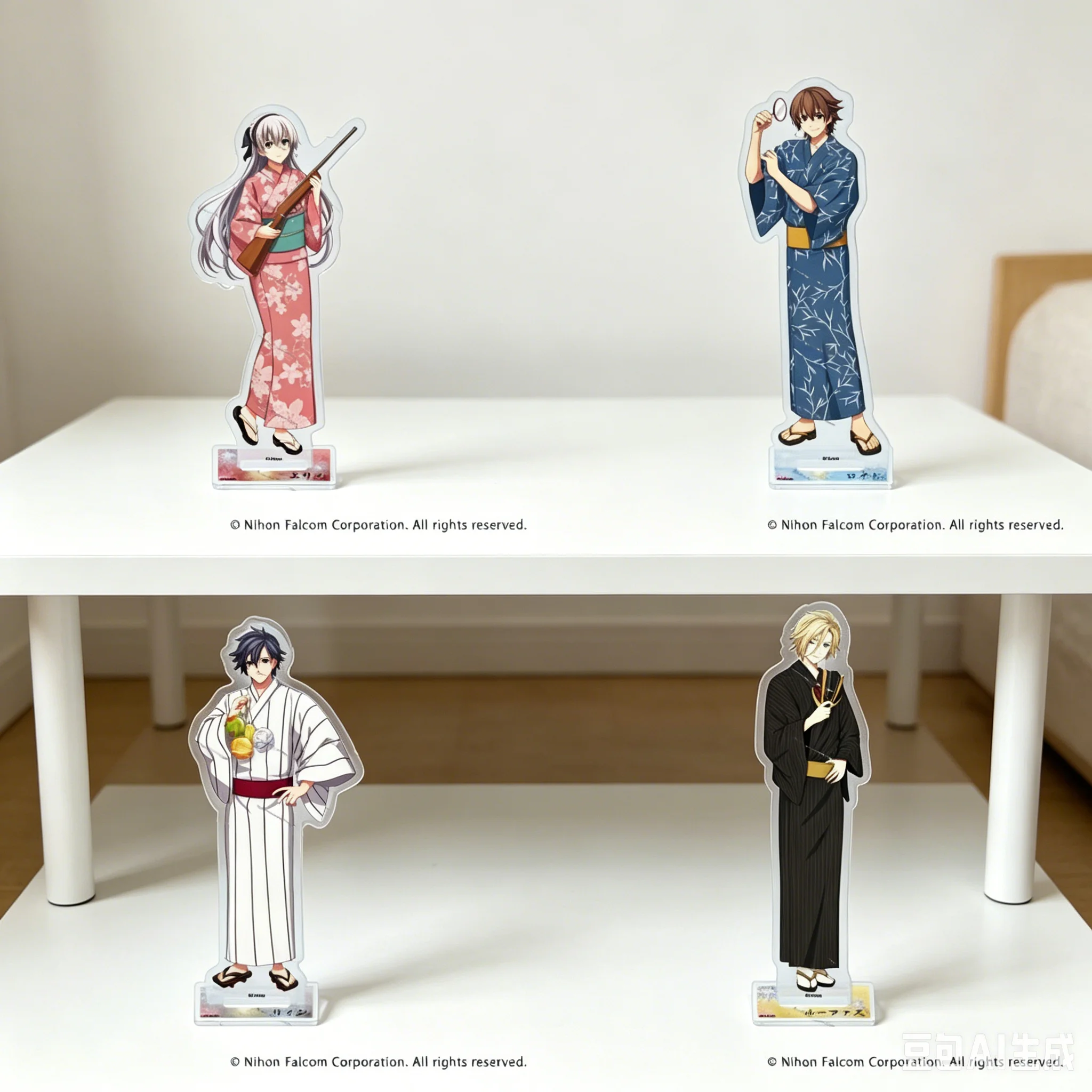 15cm Anime Acrylic Stand Model The Legend of Heroes Bookshelf Decoration Lovely Products High definition images gift Keychain
