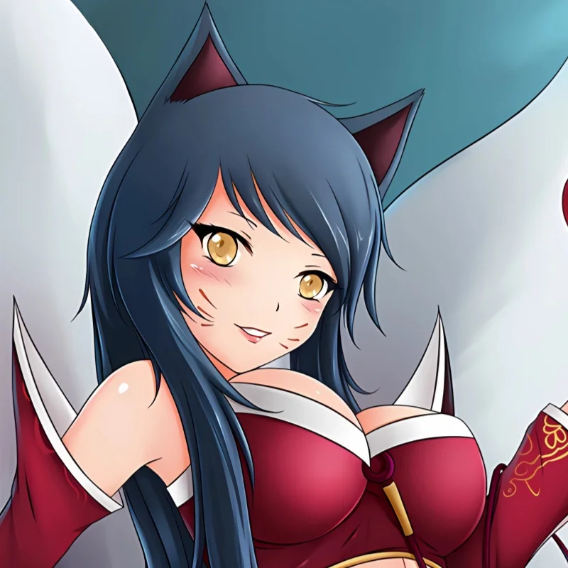 Dakimakura Anime Pillow Case Ahri League of Legends Double-sided Print Of Life-size Body Pillowcase Gifts