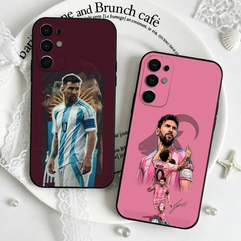 Football legend Lionel Messi  Phone Case For Samsung S25,S24,S21,S22,S23,S30,Ultra,S20,Plus,Fe,Lite,Note,10,Black Cover