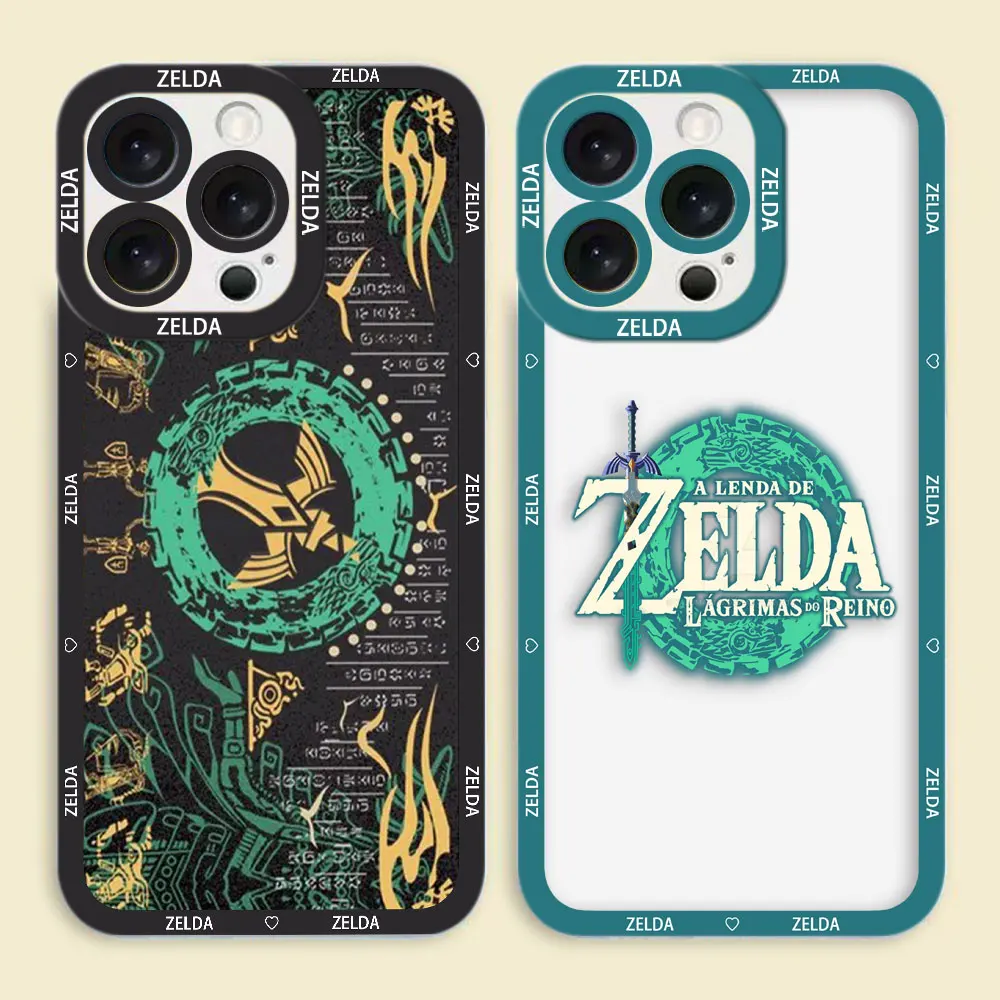 Clear Phone Case For OPPO RENO 15 15F 14 14F 13 13F 12 12F 11 11F 10 8 PRO 8T 7 7Z 6Z 5 5F Shell Cover Game L-Legend Of Z-Zeldas