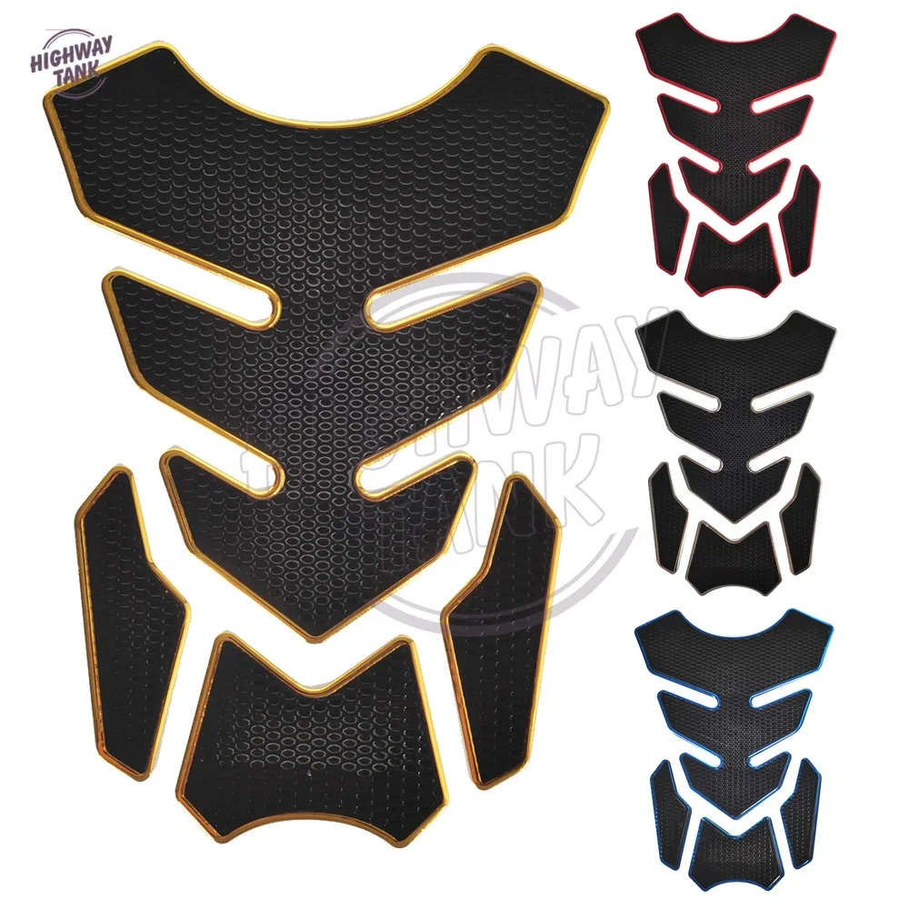 Motorcycle 3D Rubber Sticker Gas Fuel Oil Tank Pad Protector Cover Decals Case for Honda Yamaha BMW Kawasaki Suzuki SV650