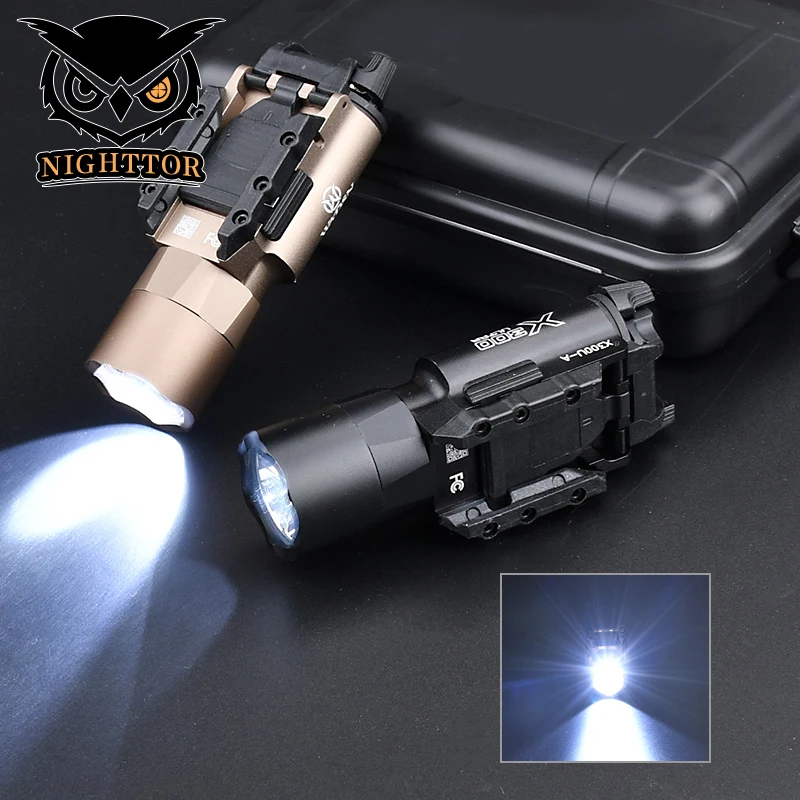 WADSN X300U Tactical Flashlight White LED Strobe Mode Scout Light Durable Portable Premium Outdoor Tactical Lighting Accessories