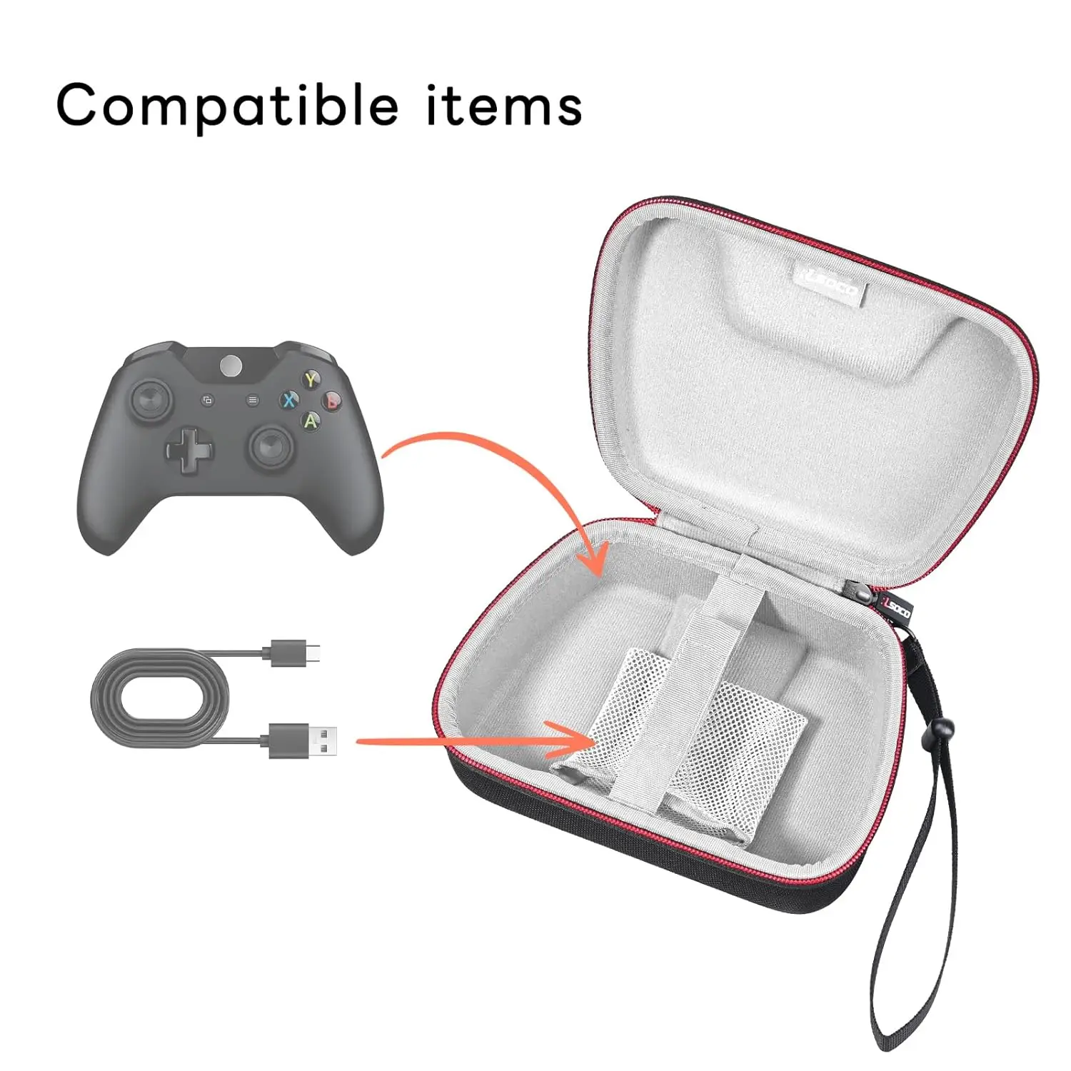 RLSOCO Carrying Case for 8Bitdo Ultimate 2C/Ultimate 2/64/Ultimate C/Ultimate 2.4G/Ultimate 3-Mode Wireless Controller