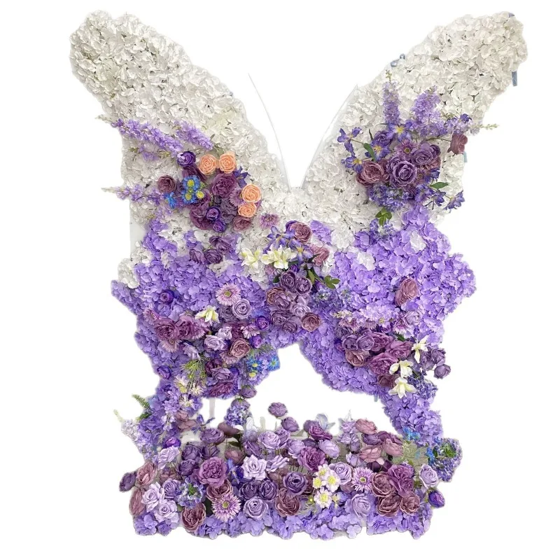 Giant butterfly artificial flower ornaments, window display decorations, wedding props, trendy photo spots, beautiful displays