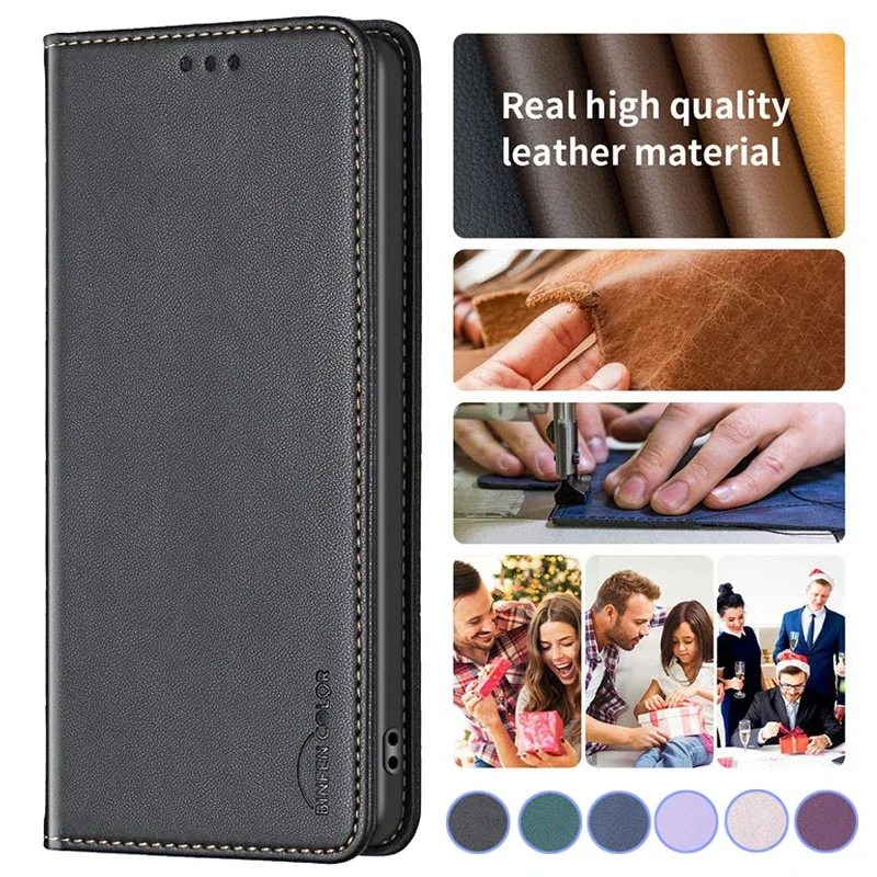 Magnetic Luxury Wallet Bag Phone Case For Motorola MOTO G45 G64 G85 G04 G04S 4G G14 G24 G34 G54 G84 5G MotoG45 Shockproof CaseS