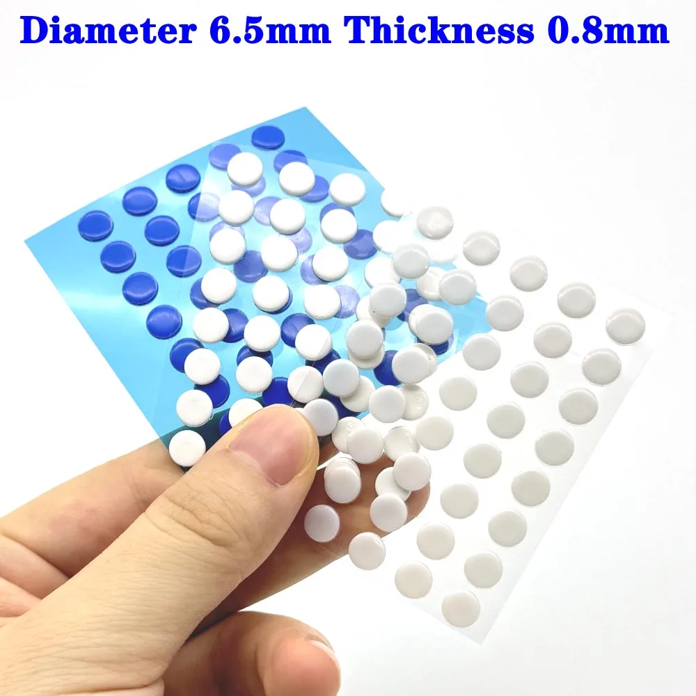 Universal Foot Sticker Small Round Dot Skates Mice Glide Feet Control Speed Version Anti-slip Sticker 6.5 0.8mm