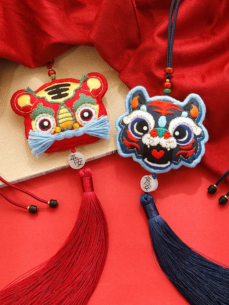 Fragrant Bag DIY Dragon Boat Festival Fragrant Bag Safety Symbol Material Bag Embroidered Fragrant Bag Car Bag Hangerse Pendant