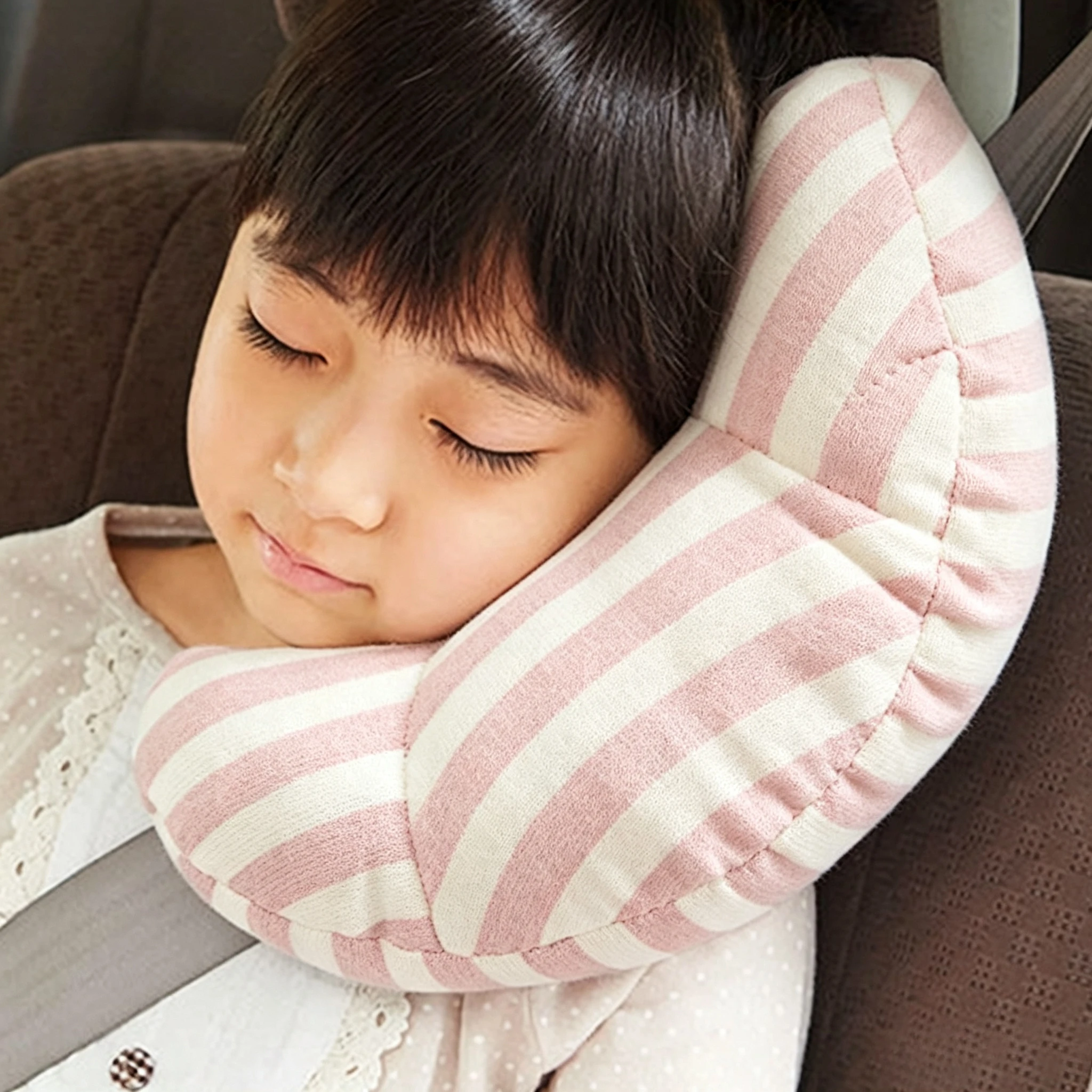 Children Neck Headrest Cushion Car Seat Belts Pillow Kids Shoulder Safety Strap Protection Pads Support Car Styling Cartoon
