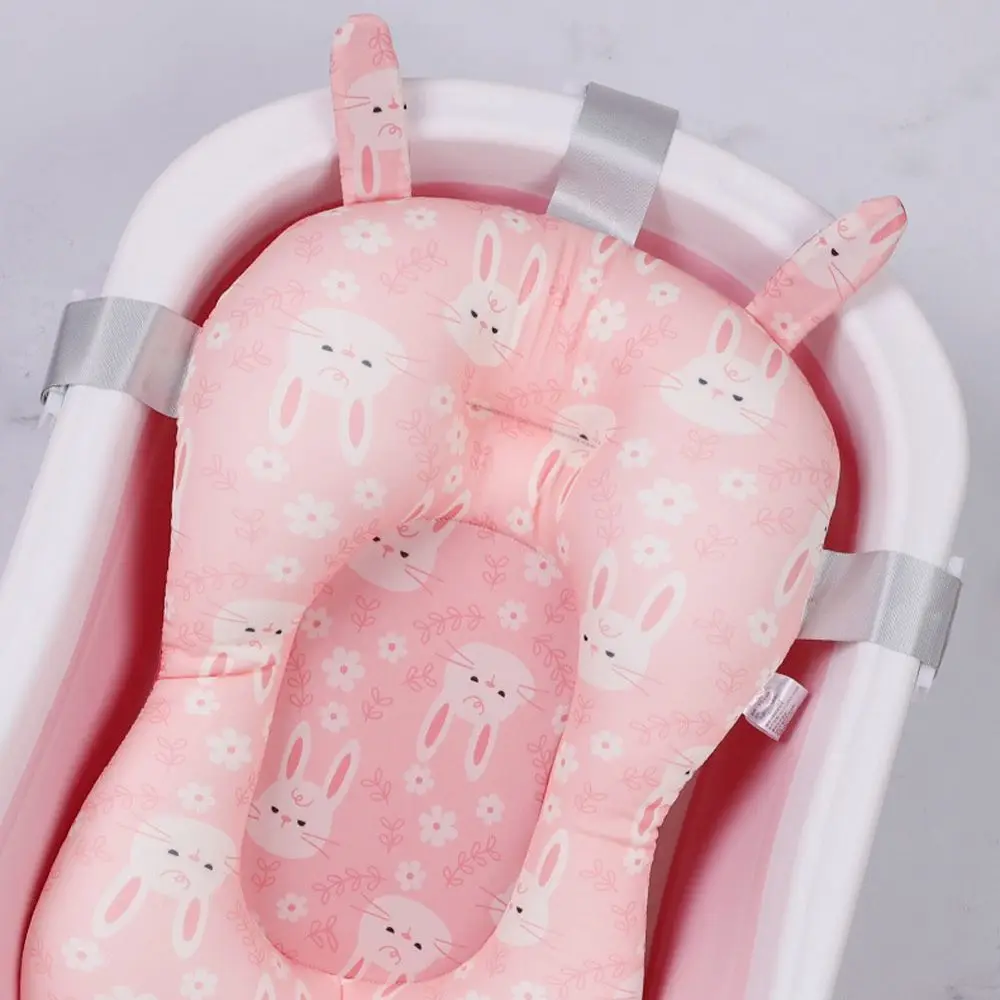 Cartoon Safety Bear Rabbit Security Baby Bath Cushion Infant Bathtub Pad Newborn Bath Seat Shower Support Mat
