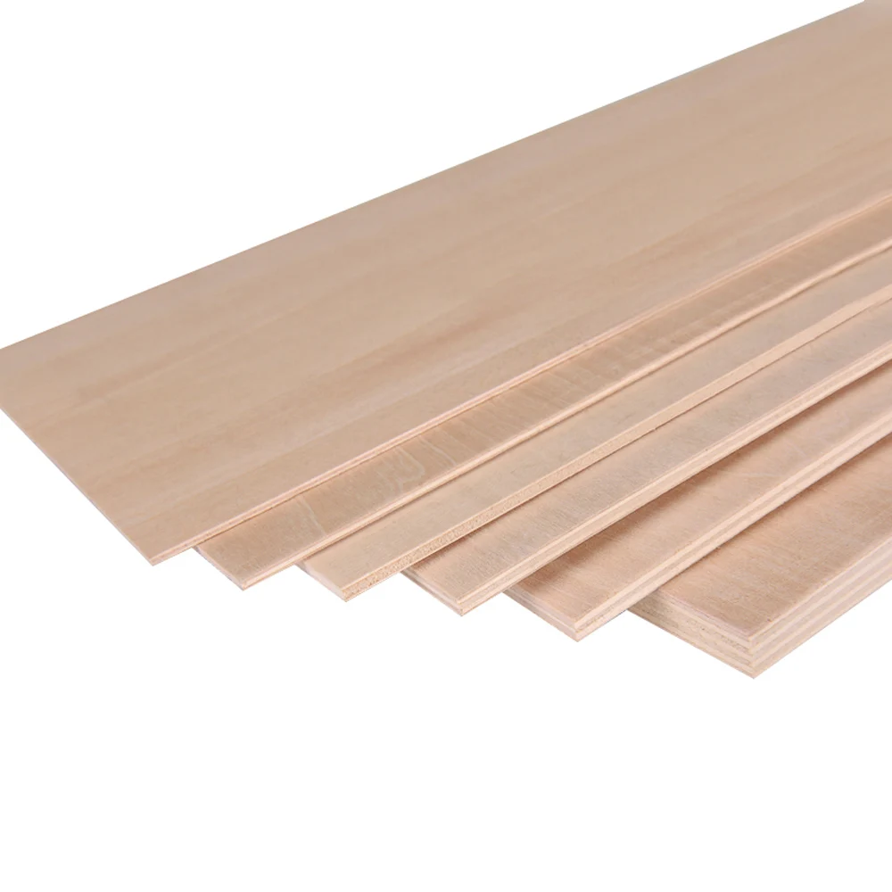 DIY Handmade Basswood Craft Board Model Building Carving Handicraft  Accessories Basswood Sheet Material Thickness 1.5/2/3-10mm