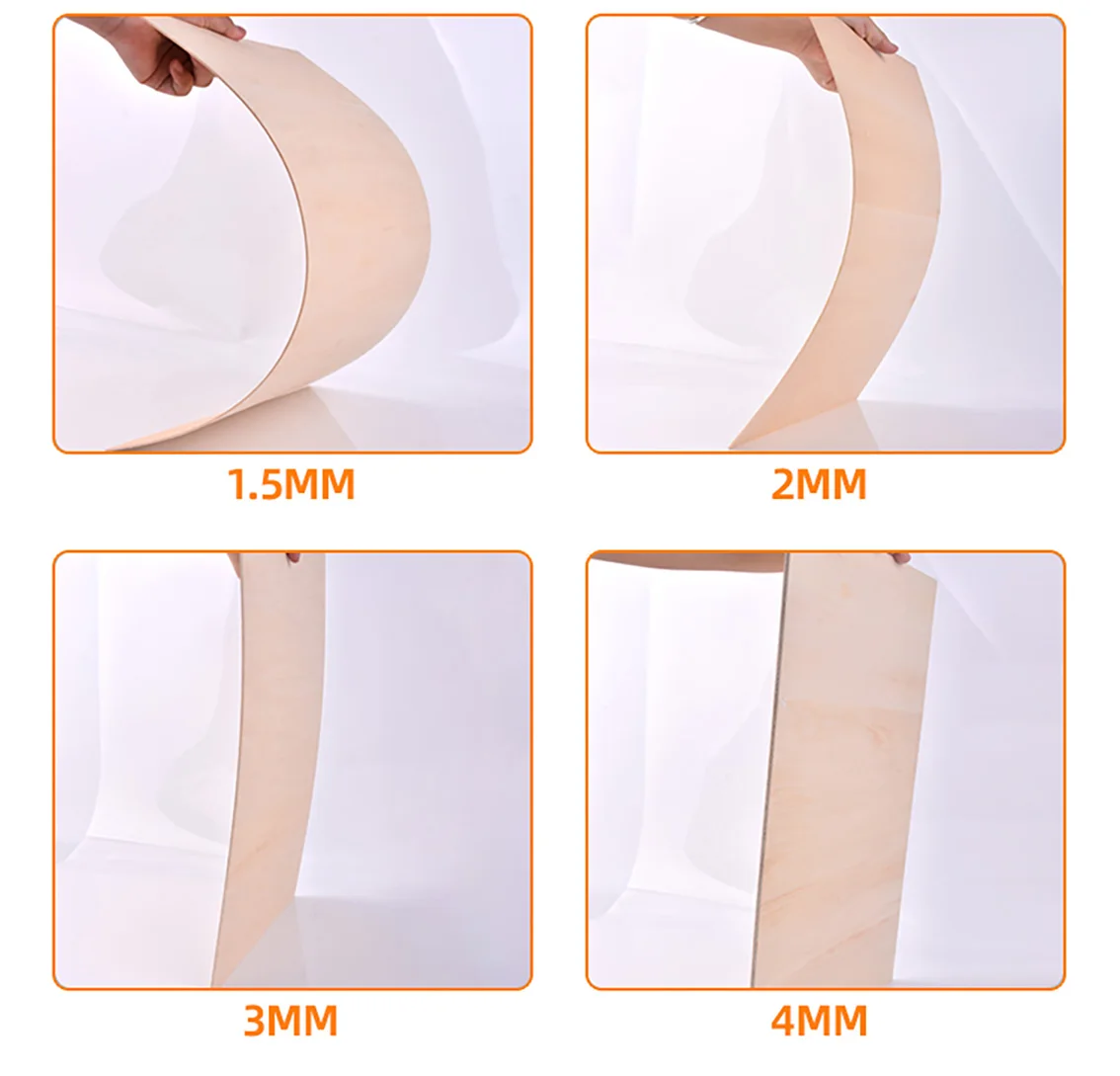 Basswood Board Model Craft Board is Suitable For DIY Model Building Carving Home Decoration Education Accessories