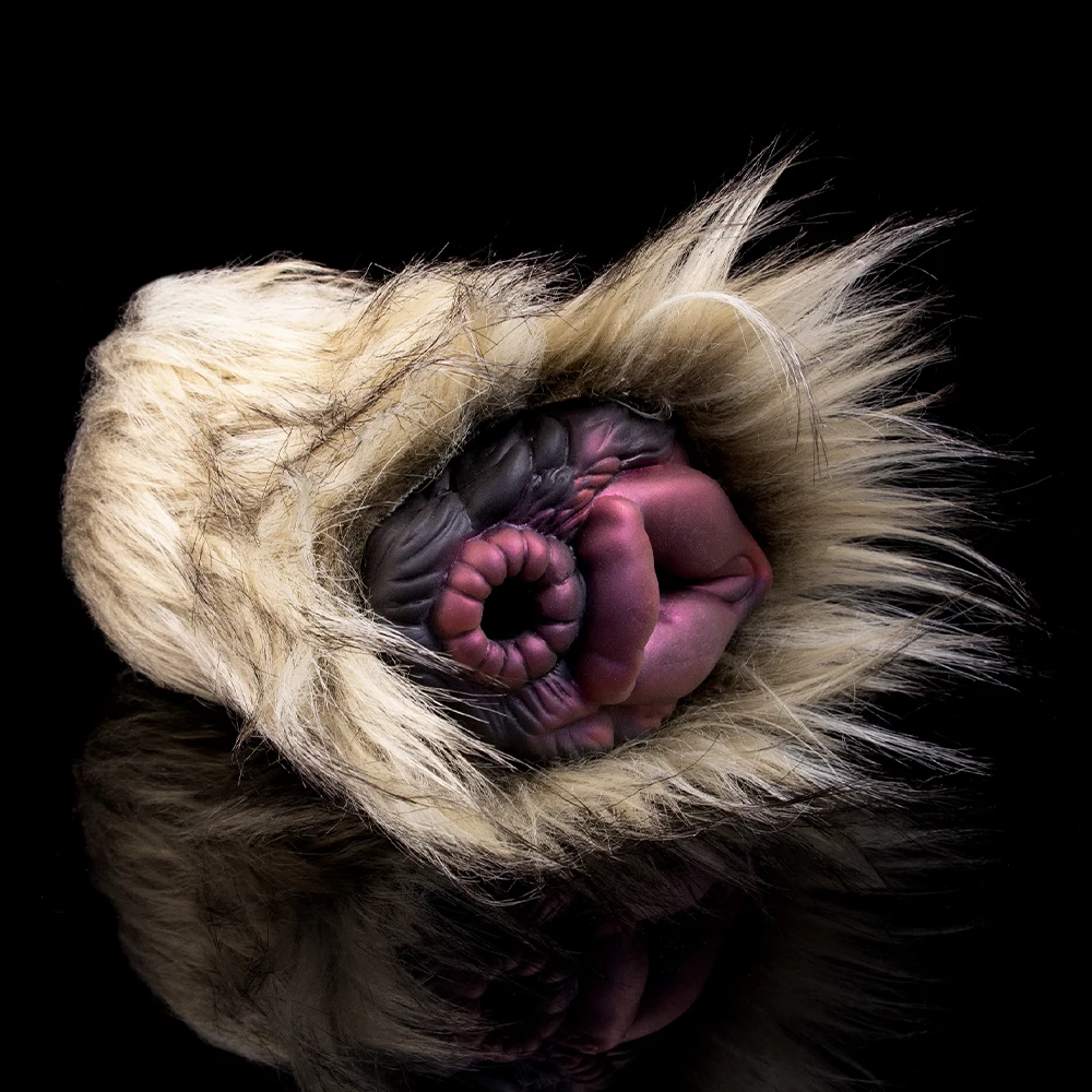 SMMQ Fantasy Animal Fur Masturbator Dual Hole Masturbation Cup Realistic Vaginal Pocket Male Masturbation Adult Toy