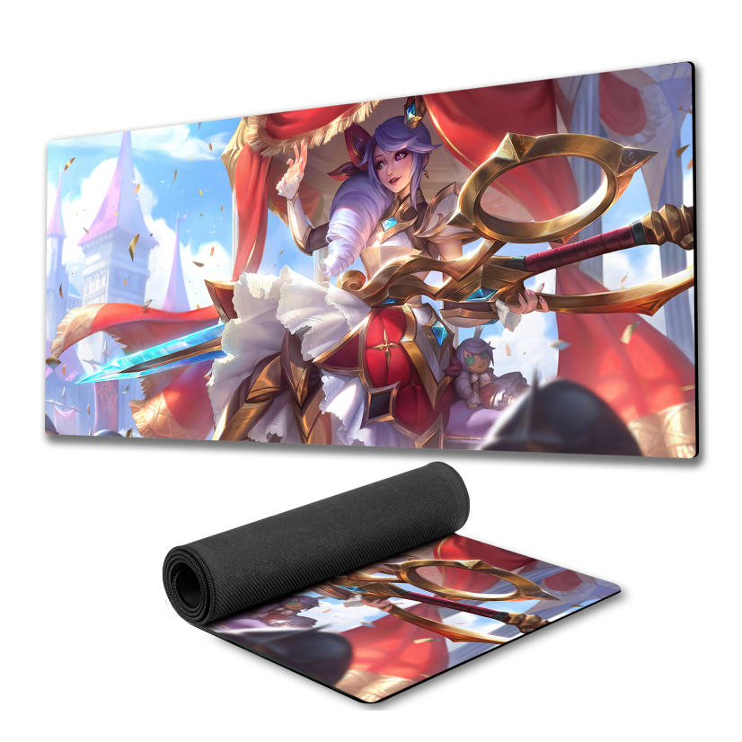 Mouse Pad Gwen LOL fundo de borracha 90x40cm 80x30cm 900x400 800x300 anime League of legends speed gamer mousepad