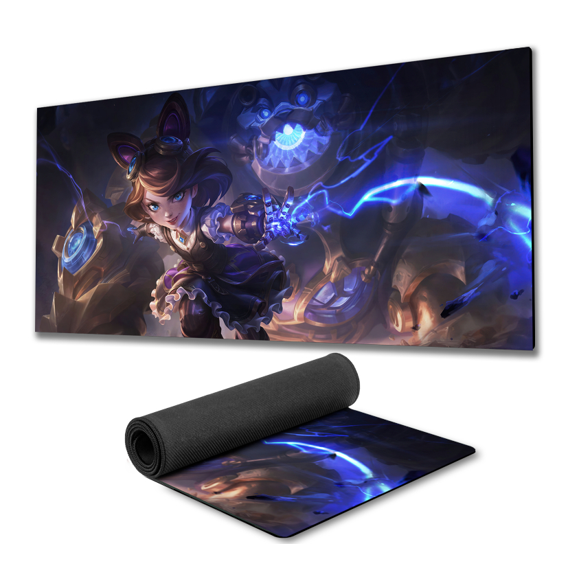 Mouse Pad Annie LOL fundo de borracha 90x40cm 80x30cm 900x400 800x300 anime League of legends speed gamer mousepad