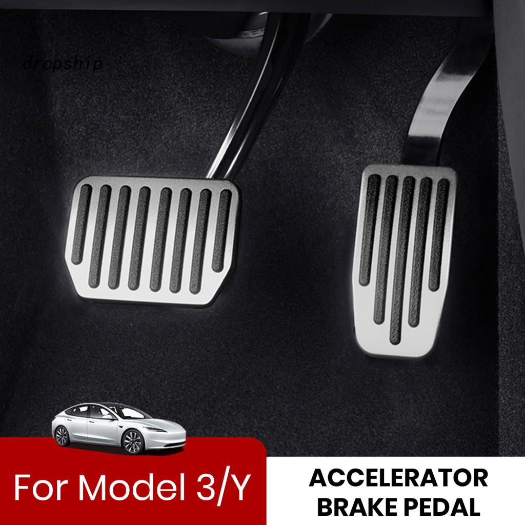 Foot Pedal Pad Replacement Brake Extender Auto Aluminum Covers Non-slip Accelerator Extenders Easy to Install for Car