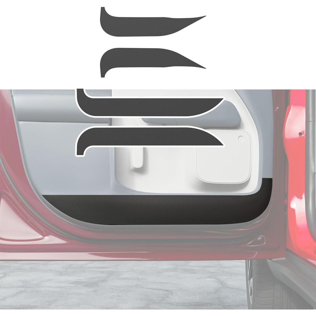 4PCS Car Door Anti Kick Pads Sticker Compatible with 2022-2025 Ford Maverick Car Door Protective Cover Trim Replacement