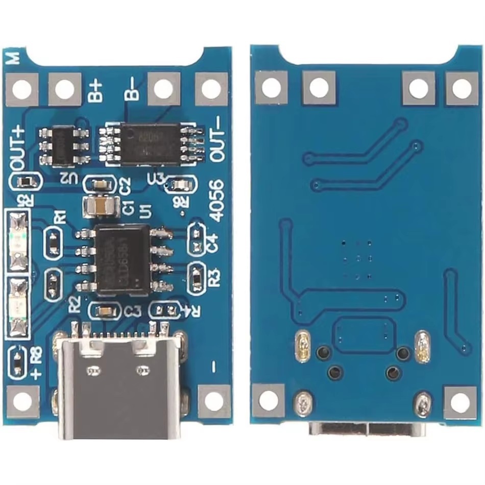 5V 1A 18650 Lithium Battery Charging Board TP4056 Lithium Charging Mini/Micro USB Type C Charge Module With Protect