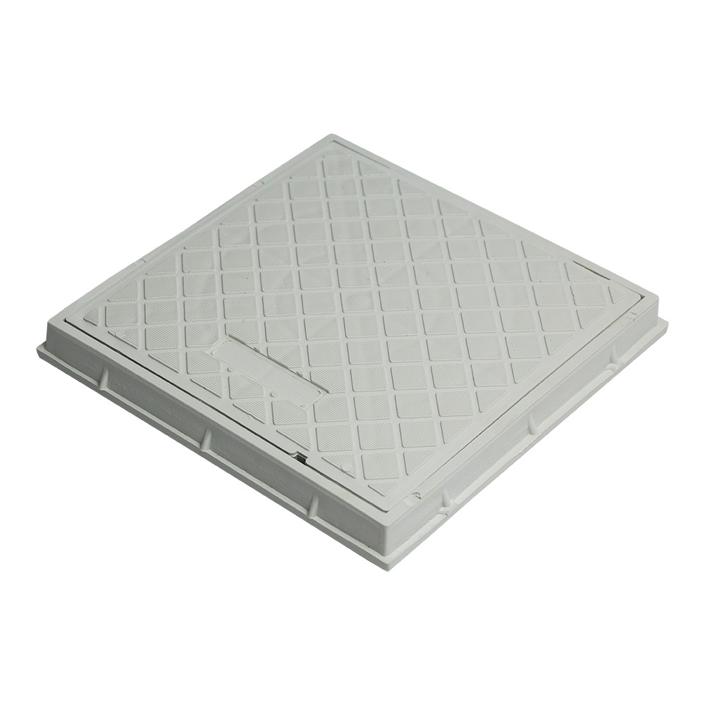 Tampa Pvc Esgoto Caixa De Gordura 30x30cm Branca Simples