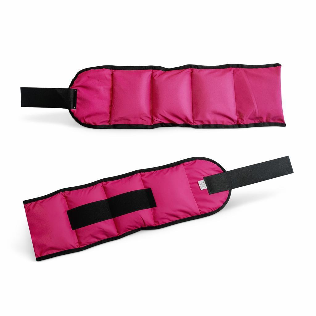 Desconto Kit Caneleira ROSA  1kg 2kg 3kg (3 Unidades) Ajustável Velcro Reforçado Treino Glúteo Pernas Academia - OFERTA