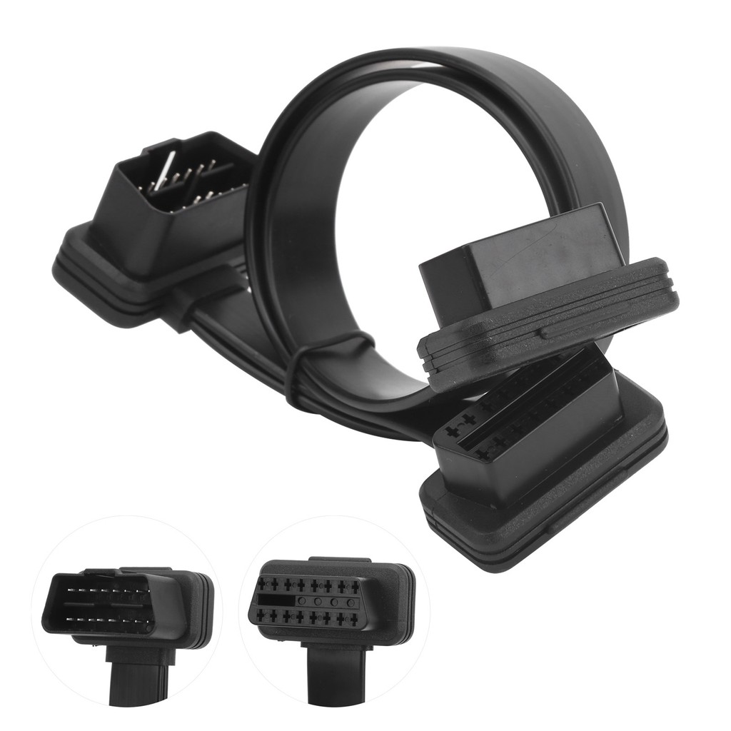 cpnobr Divisor De Cabo De Extensão OBD 1 A 2 Conector De 16 Pinos 0.98 Pés Ferramenta Profissional De Diagnóstico De Car