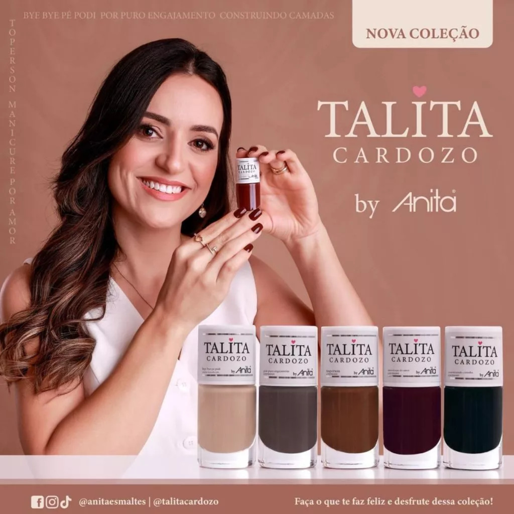 Escolha seu Kit Anita Esmaltes Coleção Talita Cardoso 10ml