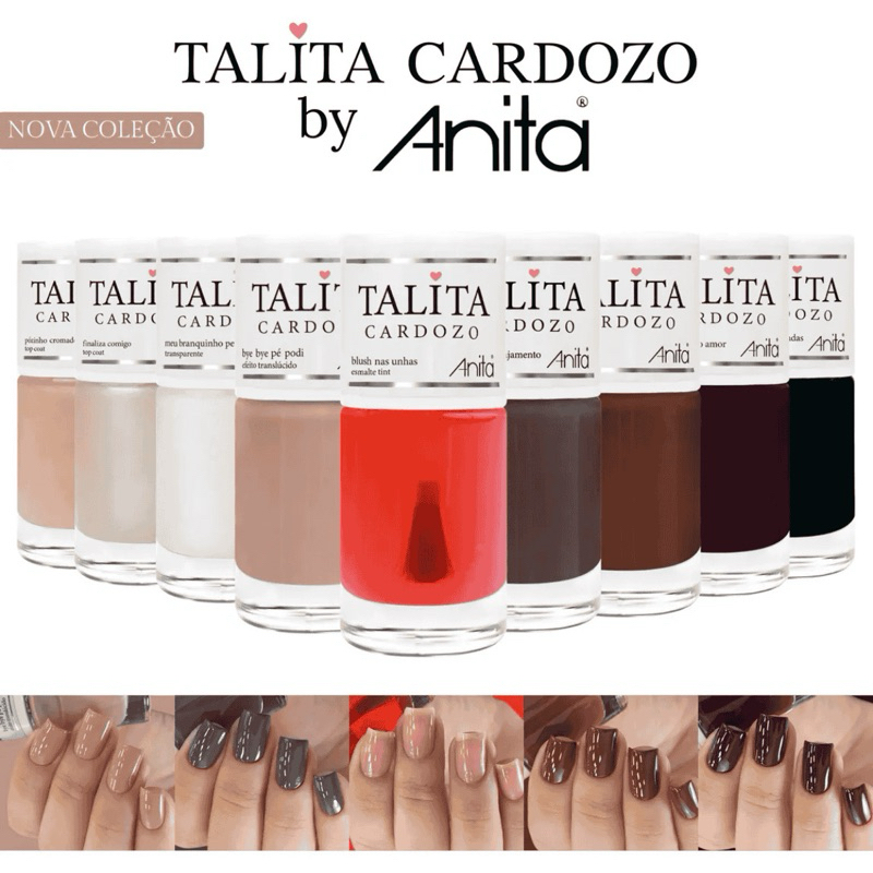 Esmalte Talita Cardozo by Anita 10ml | Cremoso, Alta Cobertura