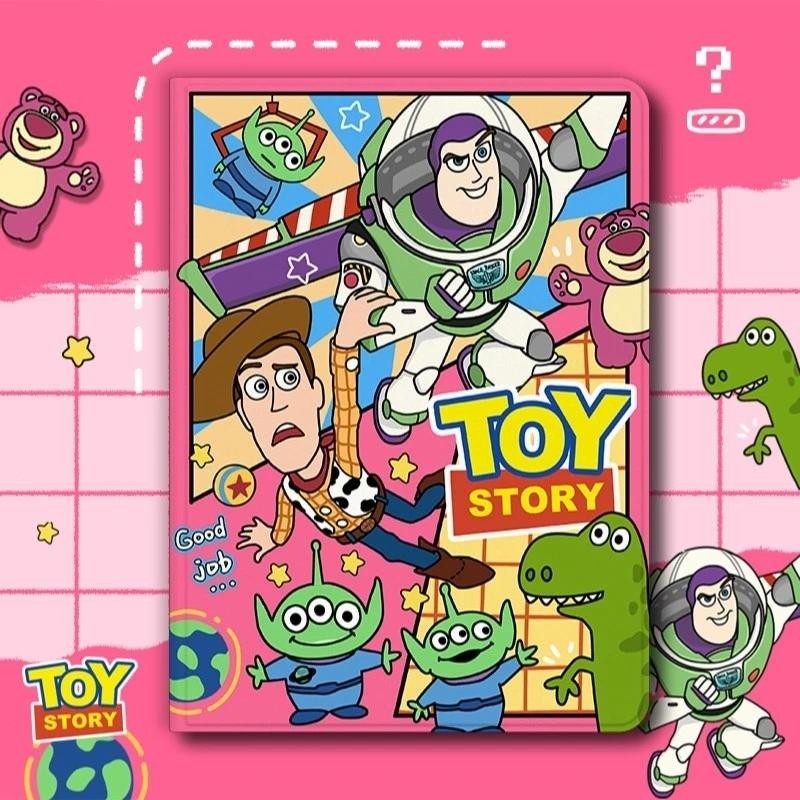 Capa Capinha Silicone Flip Toy Story para Tablet Redmi SE 11 8.7 Pad PRO 12.1 10.61 inch Case Slot para Caneta