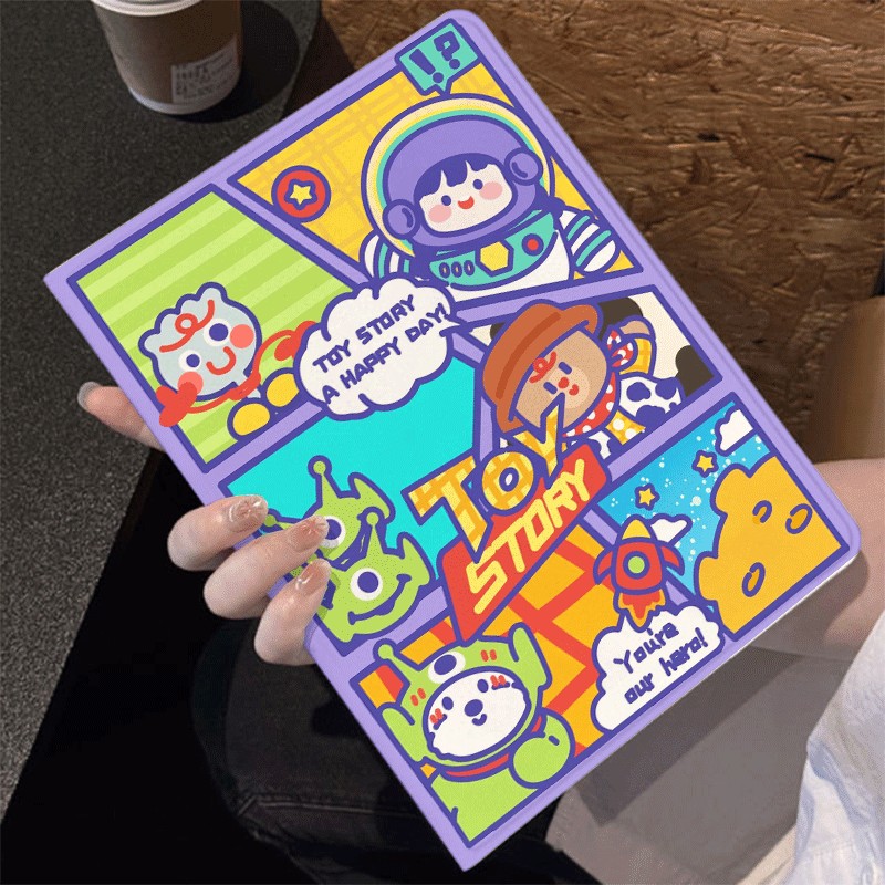 Capa Capinha Silicone Flip Toy story para Tablet Redmi SE 11 8.7 Pad PRO 12.1 10.61 inch Case Slot para Caneta
