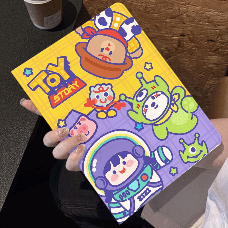 Capa Capinha Silicone Flip Toy Story para Tablet Redmi SE 11 8.7 Pad PRO 12.1 10.61 inch Case Slot para Caneta