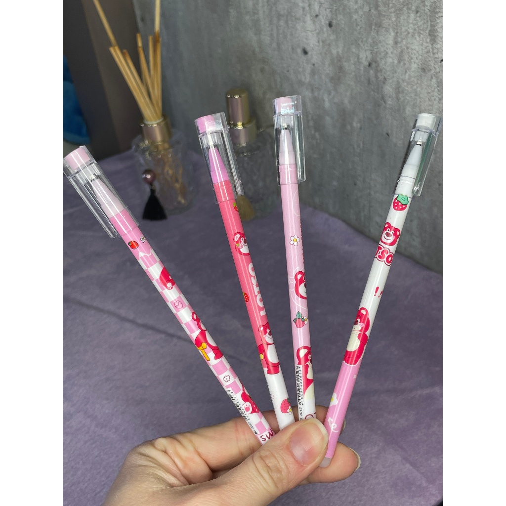 Caneta Apagável Gel Fofa Lotso Toy Story Kawaii (Unidade) - Lettras Oficial