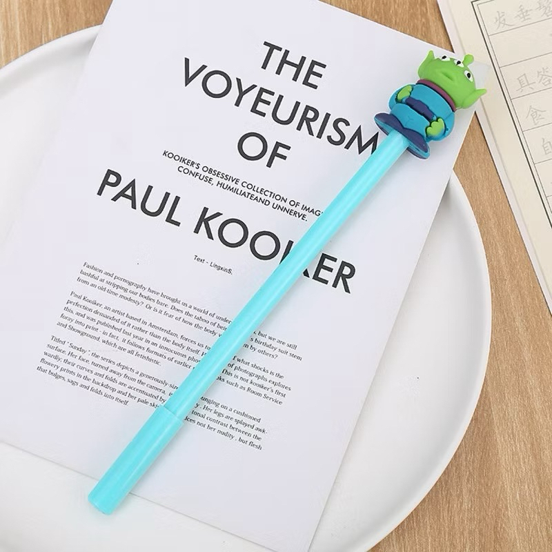Caneta em Gel Alien Toy Story Ponta Fina 0.5 de Gel Kawaii Papelaria Fofa Material Disney Filme