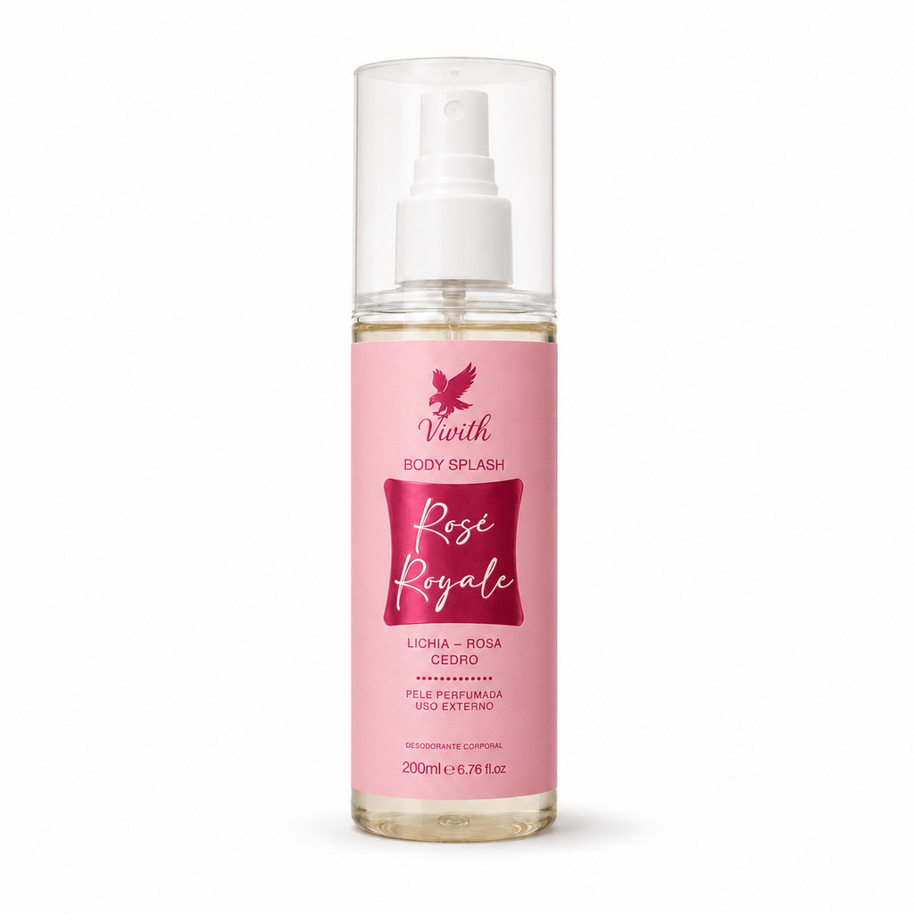 Body Splash Feminino Rosé Royale Vivith 200ml