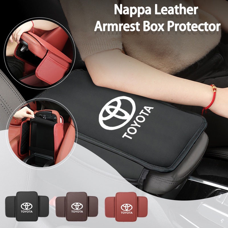 Almofada de Proteção para Console Central do Carro, Capa para Apoio de Braço, para Toyota Alphard, Avanza, Camry, Coroll