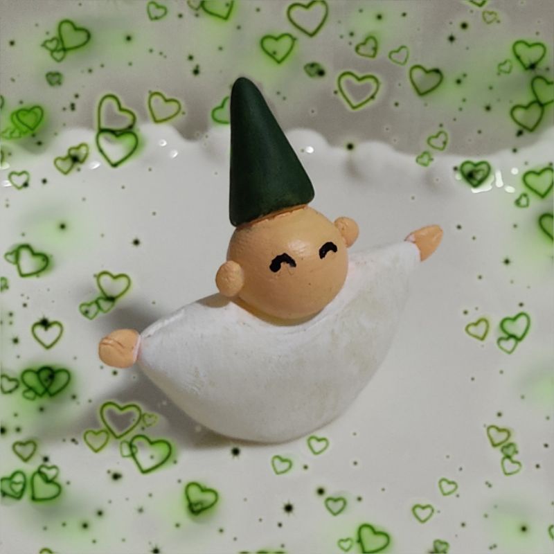 Mini Escultura Em Biscuit Mestre Ensinador / Decoração