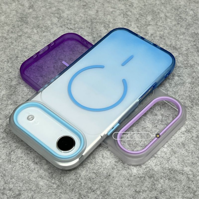 Capa Magnética Transparente de Cobertura Total Anti-Queda para iPhone 17Pro 17 Pro Max 17 16Pro
