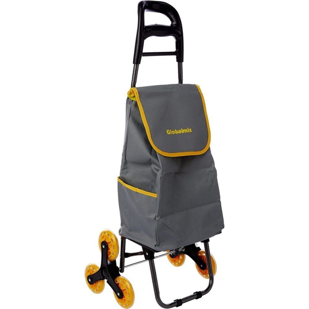 Carrinho de Compras Dobravel com 3 Rodas Ideal para Supermercados Feira e transporte em Escadas.