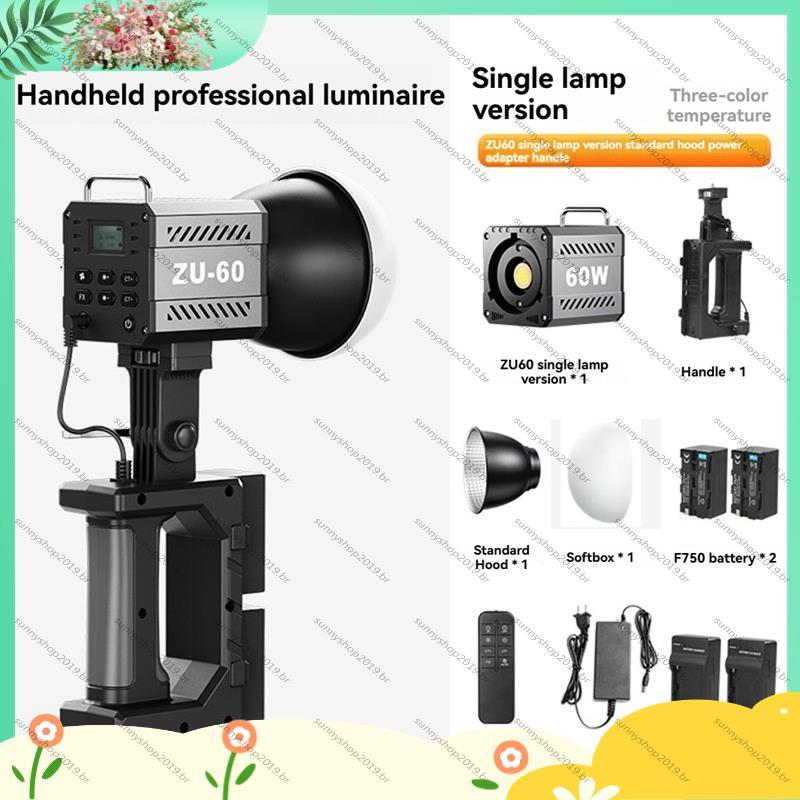 [Bestseller S] 60W Handle Photo Studio Light COB 2700-7500K Luzes De Vídeo LED Reguláveis Para Vlog Film Livstreaming US