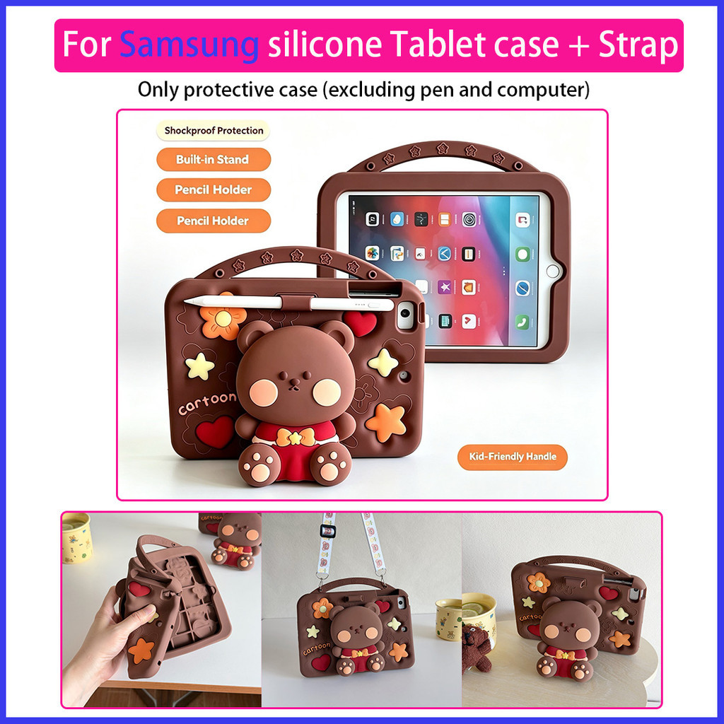 Para Samsung Galaxy Tab A11 Plus A9 X210 A11 A9 8.7 X110 A7 Lite 8.7 T220 A8 10.5 X200 S6 P610 A 8.0 T290 Suporte Dobráv