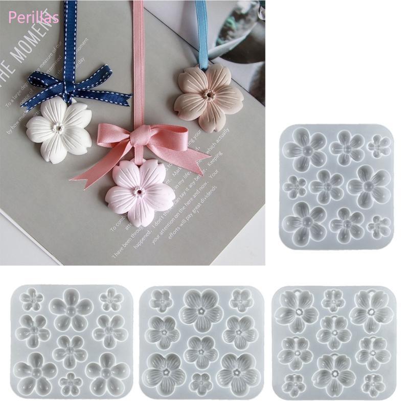 Moldes Silicone Perillas Colar Brincos Jóias Fazendo Difusores Fragrância-Gypsum